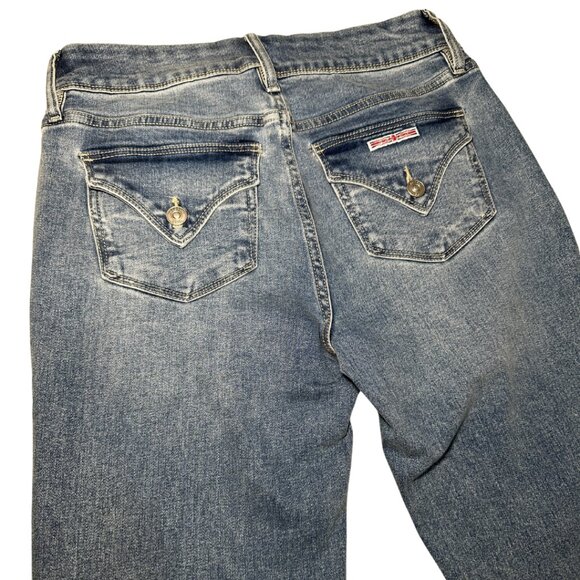 EUC Hudson Women's Blue Straight Leg Jeans Size 4 - Picture 7 of 10